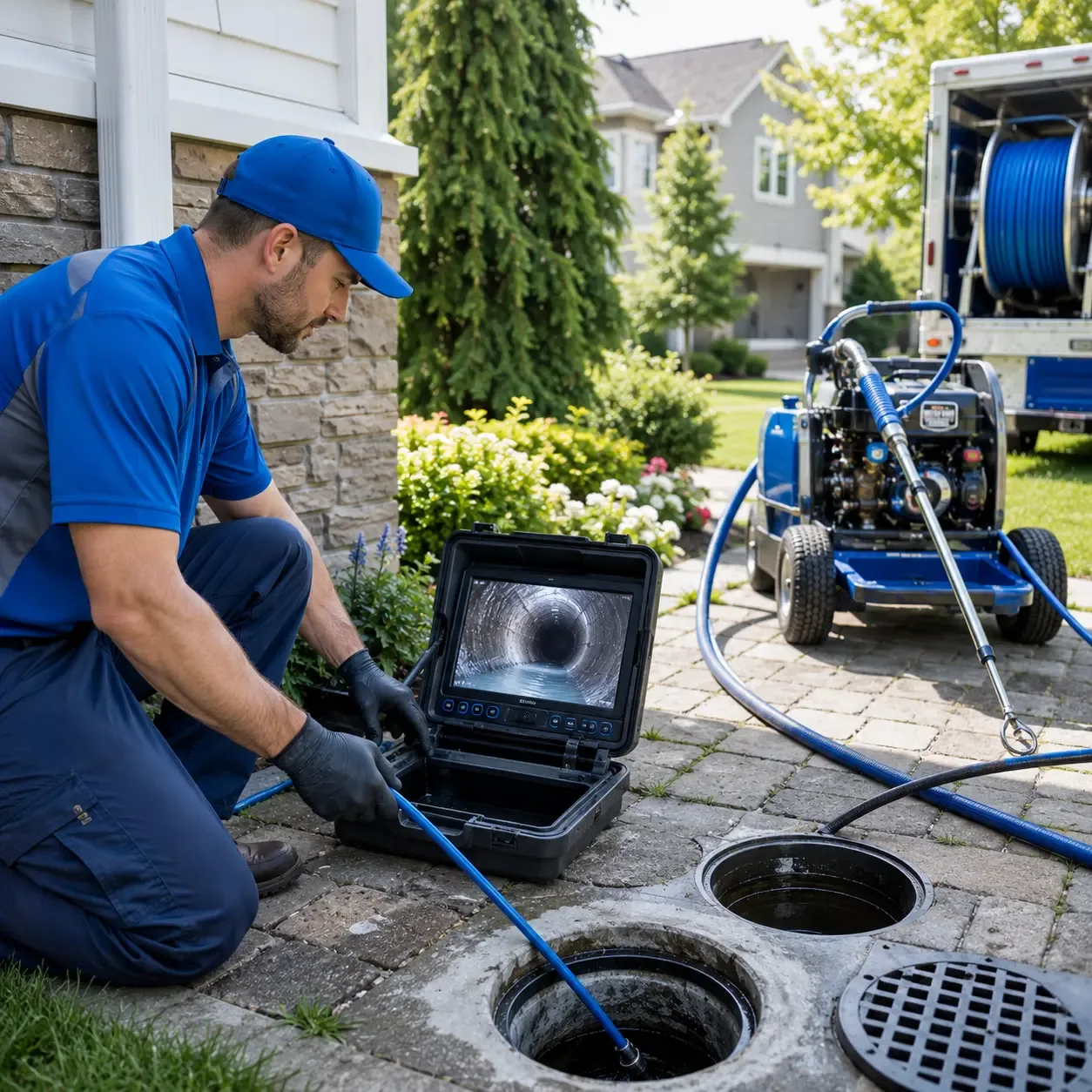 Outdoor drain cleaning professionals serving Big Falls, WI
